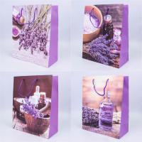 Пакет подарочный "Lavander" 31*42*12 см микс