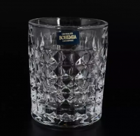 32345 Стаканы низкие 230мл, набор 6 штук, Crystalite Bohemia, серия "ДИАМАНД"