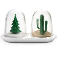 QL10135-WH Набор для специй Winter and Summer: солонка, перечница