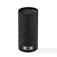 MR-1439-BLACK  Колода для ножей универсальная Maestro (черный мрамор)