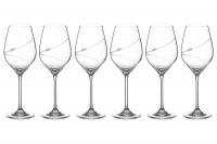 DI-1045.356.EPT  Фужеры для вина 0.36л Diamante "СИЛУЭТ" 6 штук