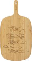 93-BM-2-03.4 Доска разделочная  с ручкой 48*25,5*1,9см Linea Bamboo