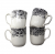 92-0404 Столовый набор на 4 персоны 21 предмет, Claytan, декор ROME GREY 92-0404 Столовый набор на 4 персоны 21 предмет, Claytan, декор ROME GREY