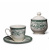 93-9911 Чайный сервиз на 4 персоны 11 предметов, Claytan, серия DIANA ROSE JADE GREEN