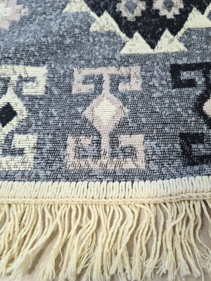 Коврик для ванной и интерьера, 80*150см, KILIM, двухсторонний, цвет в ассортименте