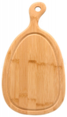 ABX171 Доска разделочная деревянная 33*16*1,5см, BAMBOO CURVE, бамбуковая