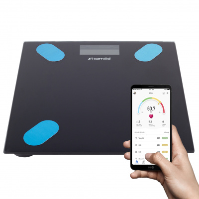 7111 Весы smart напольные электронные 28*28*2,5cm