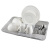 SS00002 Коврик для сушки посуды серый 43*33см Bris Smart Solutions