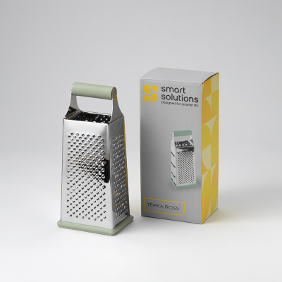 SS0000361 Терка Ross,четырехсторонняя из нержавеющей стали,24,6см