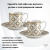 PM-0125/DECO Кофейная пара: чашка 0,08л с блюдцем 11см ,2 штуки, Pozzi Milano, серия Deco PM-0125/DECO Кофейная пара: чашка 0,08л с блюдцем 11см ,2 штуки, Pozzi Milano, серия Deco