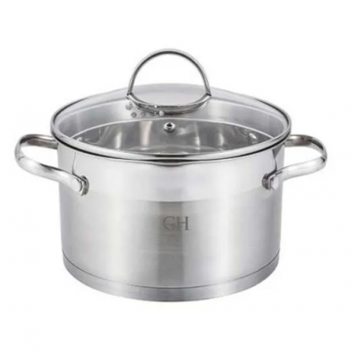 GH-1834 Кастрюля 3,9л, индукция, нержавеющая сталь, GoldHouse 